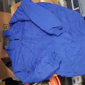 J. Crew women's royal blue heavy car coat. Excellent condition.